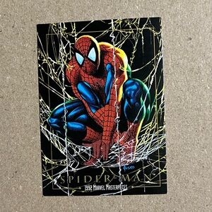 1992 SkyBox Marvel Masterpieces Spider-Man #87 Trading Card
